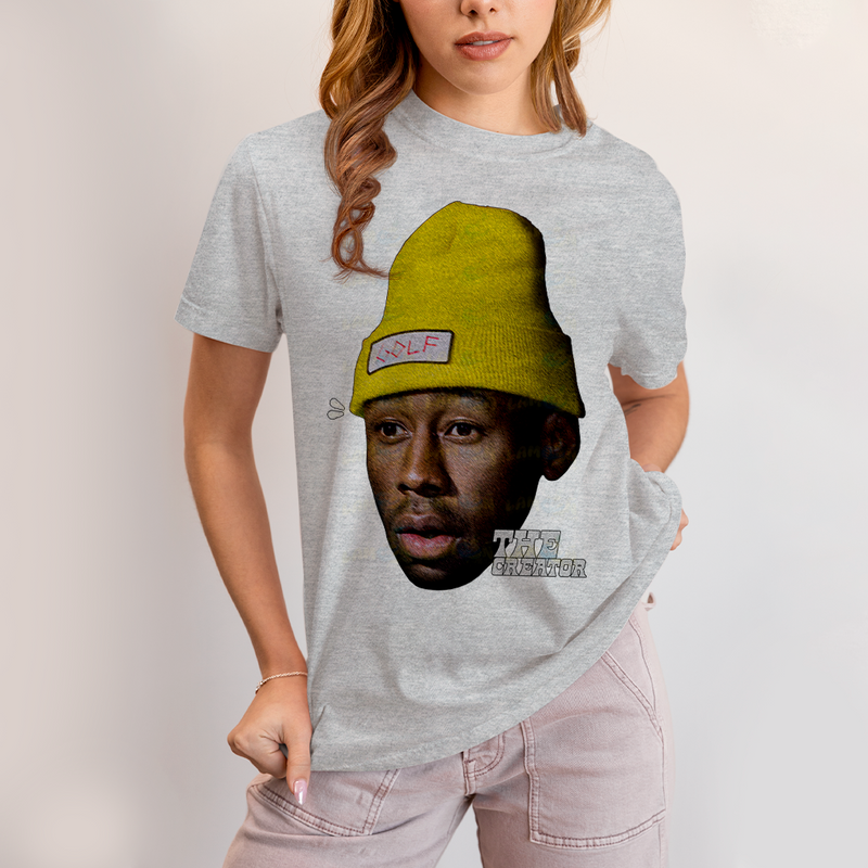 Camiseta Algodão Unissex T shirt The Creator Rosto Golf
