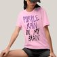Camiseta Algodão Unissex Tshirt  Lady Gaga Purple Rain in My Brain