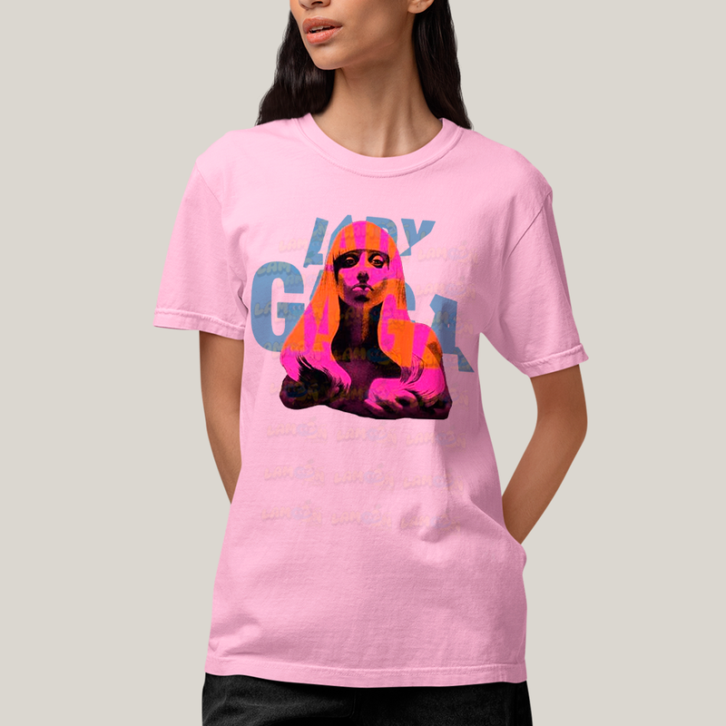 Camiseta Algodão Unissex Tshirt Lady Gaga 3