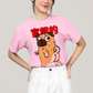 Camiseta Algodão Unissex T shirt - Cachorro Meme pug sexy, butt not vulgar