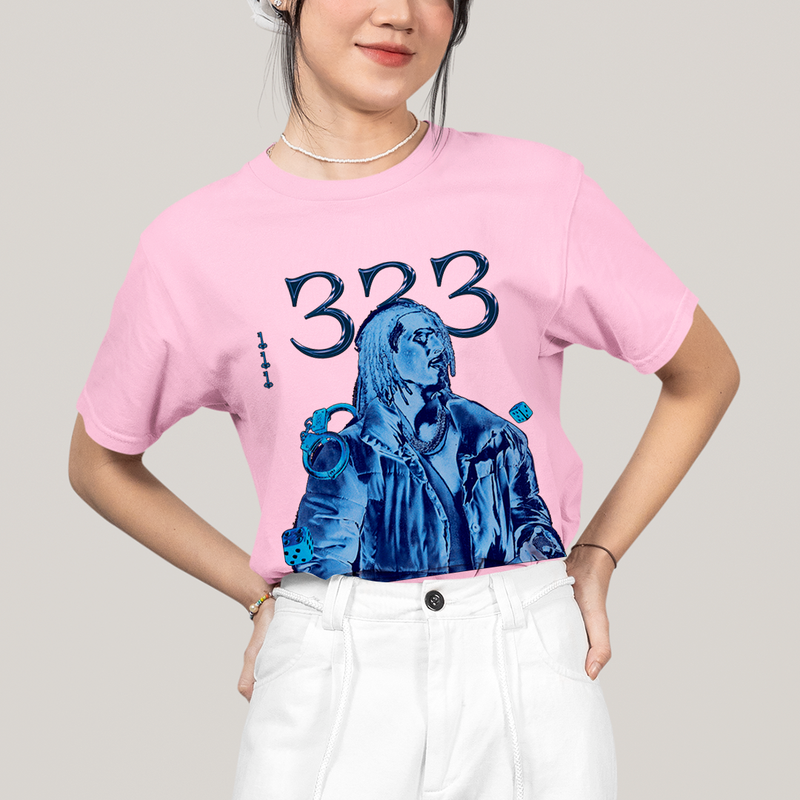 Camiseta Algodão Unissex T shirt - Matue 333 5 cantor trap azul hip hop