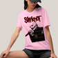 Camiseta Algodão Unissex T shirt Slipknot Black and White
