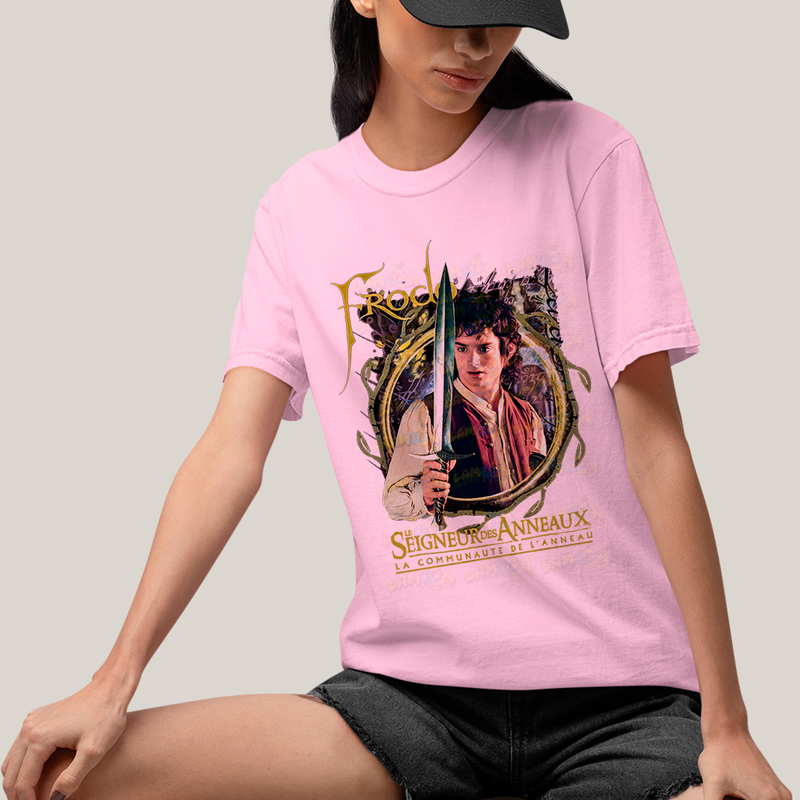 Camiseta Algodão Unissex T shirt - Frodo O Senhor dos Anéis Le Seigneur des anneaux The Lord of the Rings