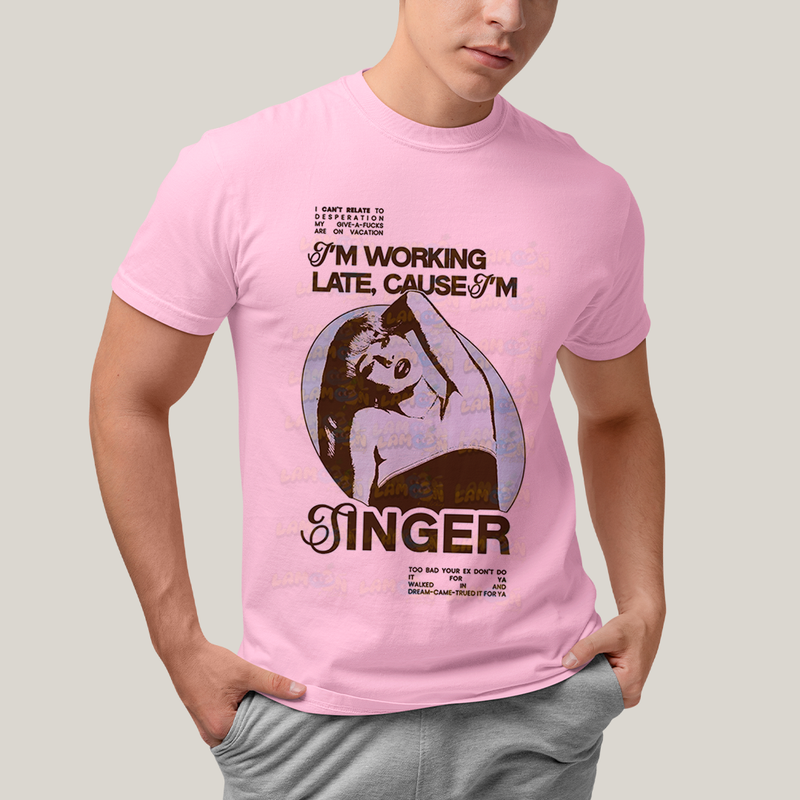 Camiseta Algodão Unissex T shirt Sabrina Carpenter Singer marrom