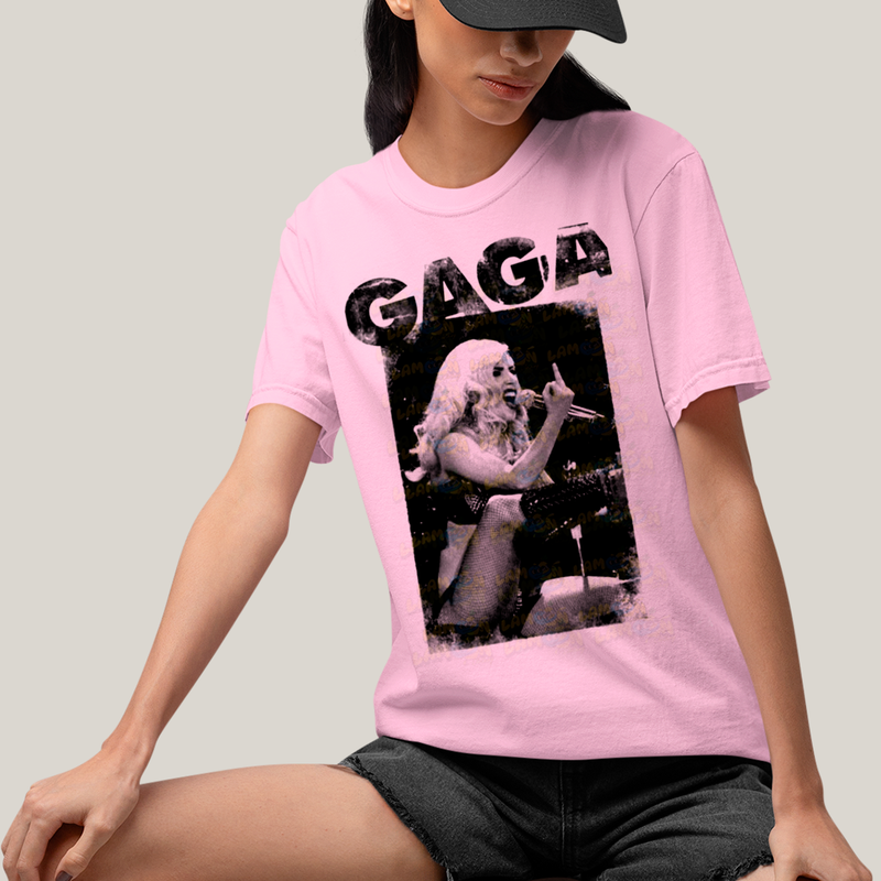 Camiseta Algodão Unissex Tshirt Lady Gaga Fuc3y Y0u