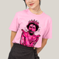 Camiseta Algodão Unissex T shirt - Sex Pistols God Save The Queen rosa pink