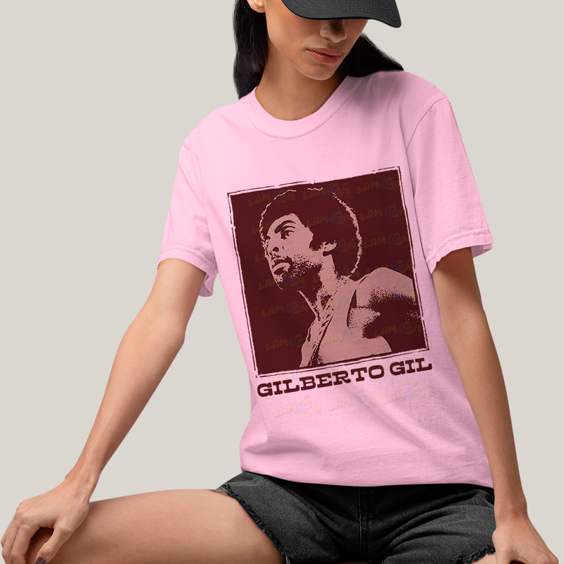 Camiseta Algodão Unissex T shirt Gilberto Gill