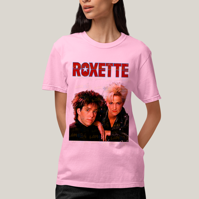 Camiseta Algodão Unissex T shirt Roxette Banda