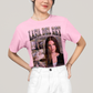 Camiseta Algodão Unissex T shirt Graphic Tee Lana Del Rey Prateado