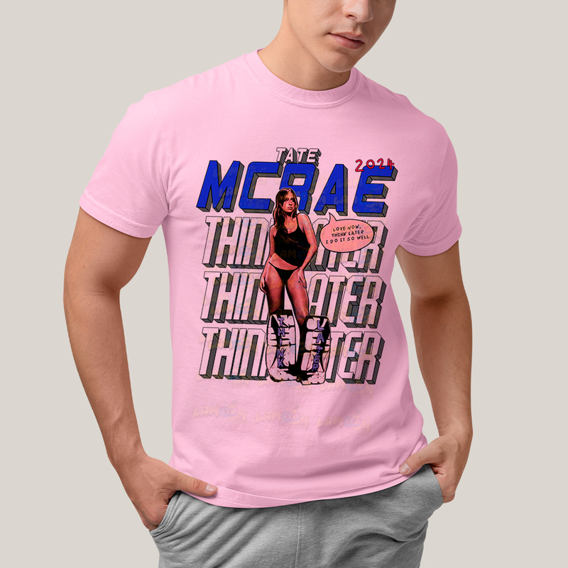 Camiseta Algodão Unissex T shirt Tate Mcrae Think Later