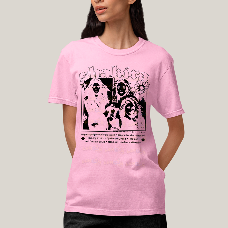 Camiseta Algodão Unissex Tshirt Shakira She Wolf