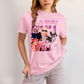 Camiseta Algodão Unissex T shirt Graphic Tee Lady Gaga Purple