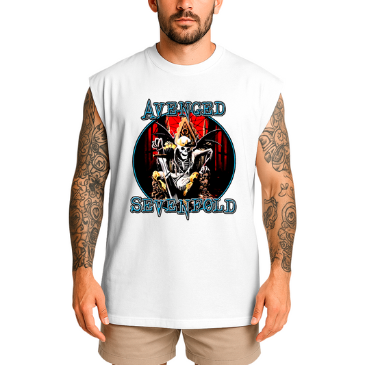 Regata Oversized Avenged Seven Fold Caveira King