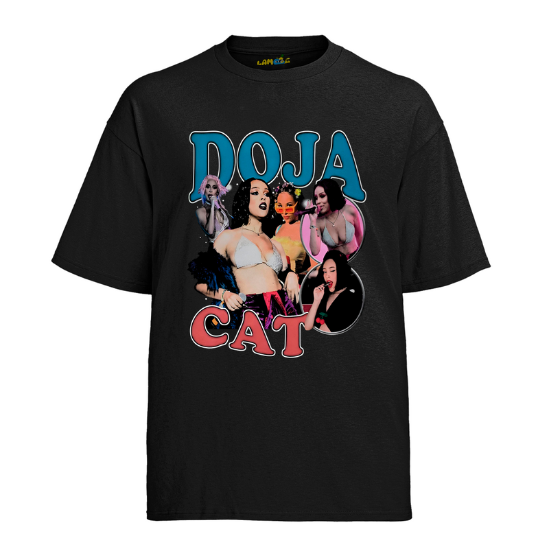 Camiseta Algodão Doja Cat Graphic Vintage