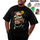Camiseta Plus Size Algodão Travis Scott Dentes de Ouro