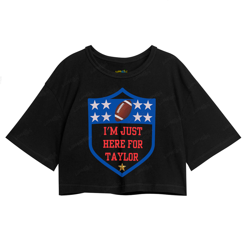 Cropped Oversized Taylor Swift I´m Just Here For Taylor