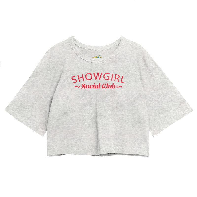 Cropped Oversized Algodão Taylor Swift Showgirl Social Club