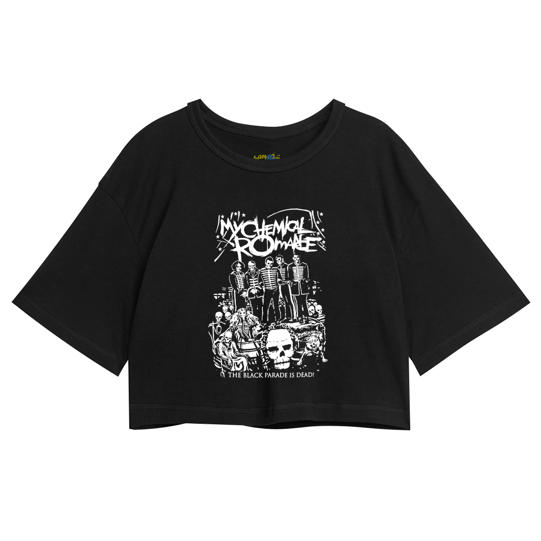 Cropped Oversized My Chemical The Paradise is Dead