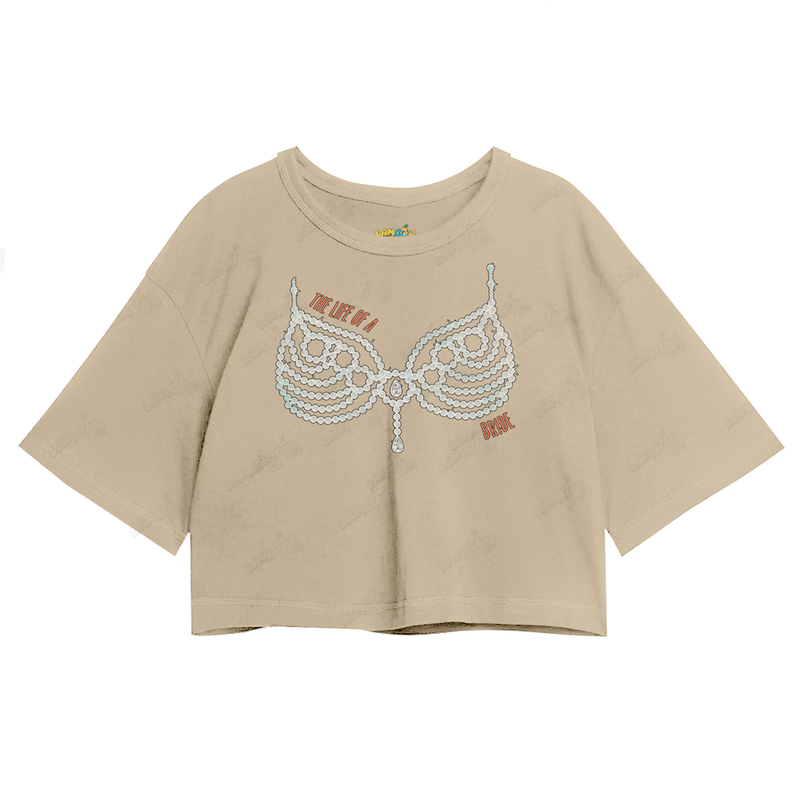 Cropped Oversized Algodão Taylor Swift The Life of a Bride