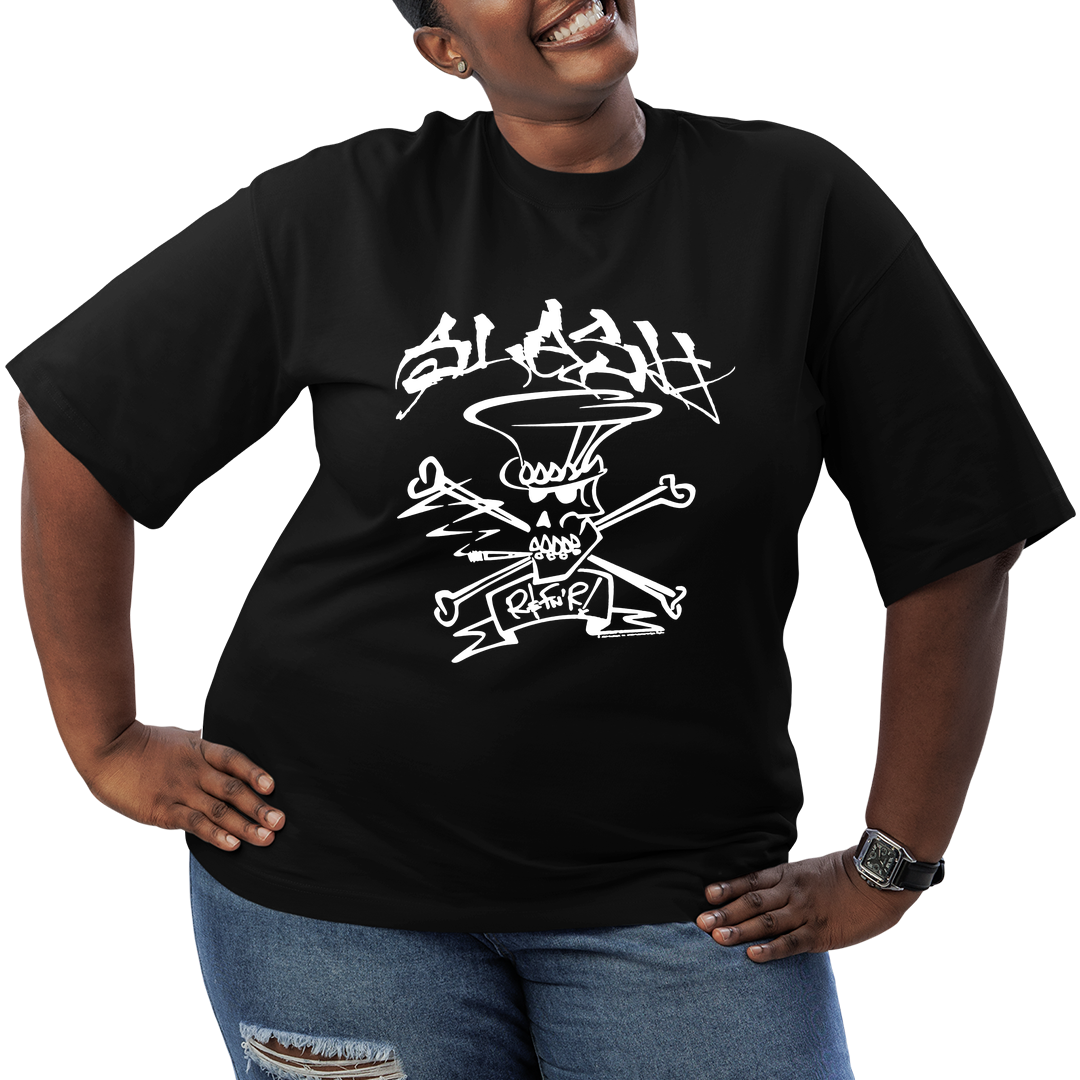Camiseta Plus Size Roses Banda Slash