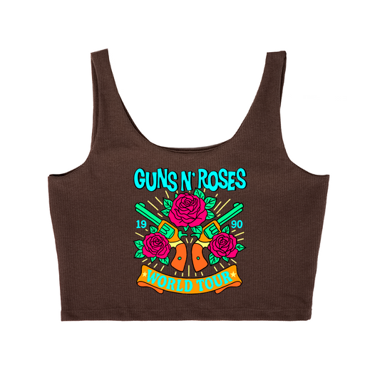 Cropped Cavado Roses Banda World Tour 1990