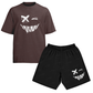 Kit Camiseta e Bermuda Tactel Sorriso X