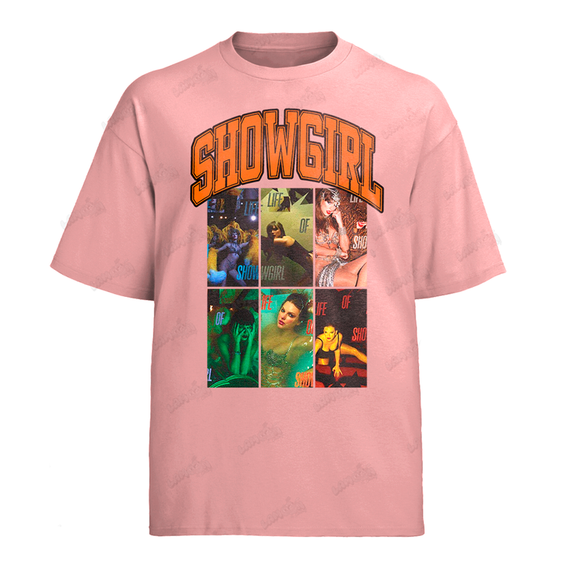 Camiseta Algodão Taylor Swift Showgirl