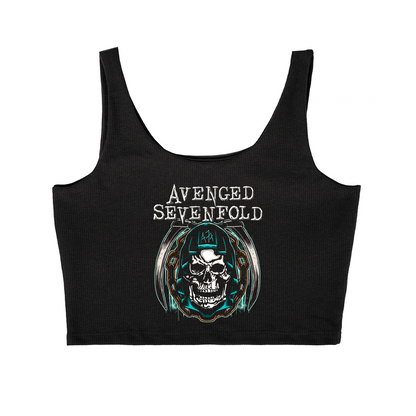 Cropped Cavado Avenged Seven Fold Caveira A7X