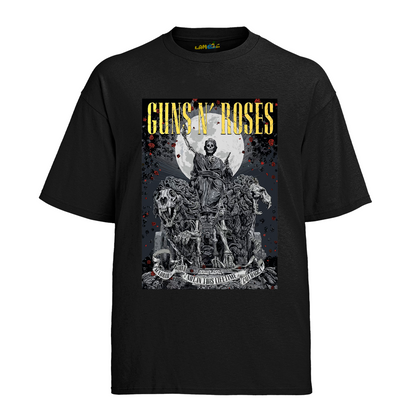 Camiseta Algodão Roses Banda Tour