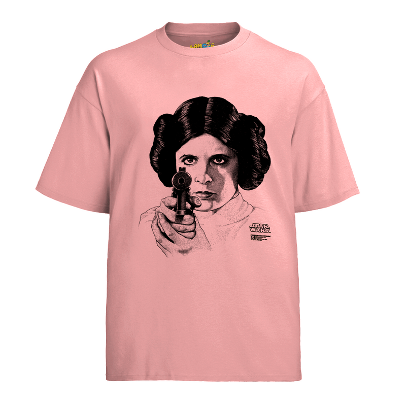 Camiseta Algodão Princesa Leia Star Gun