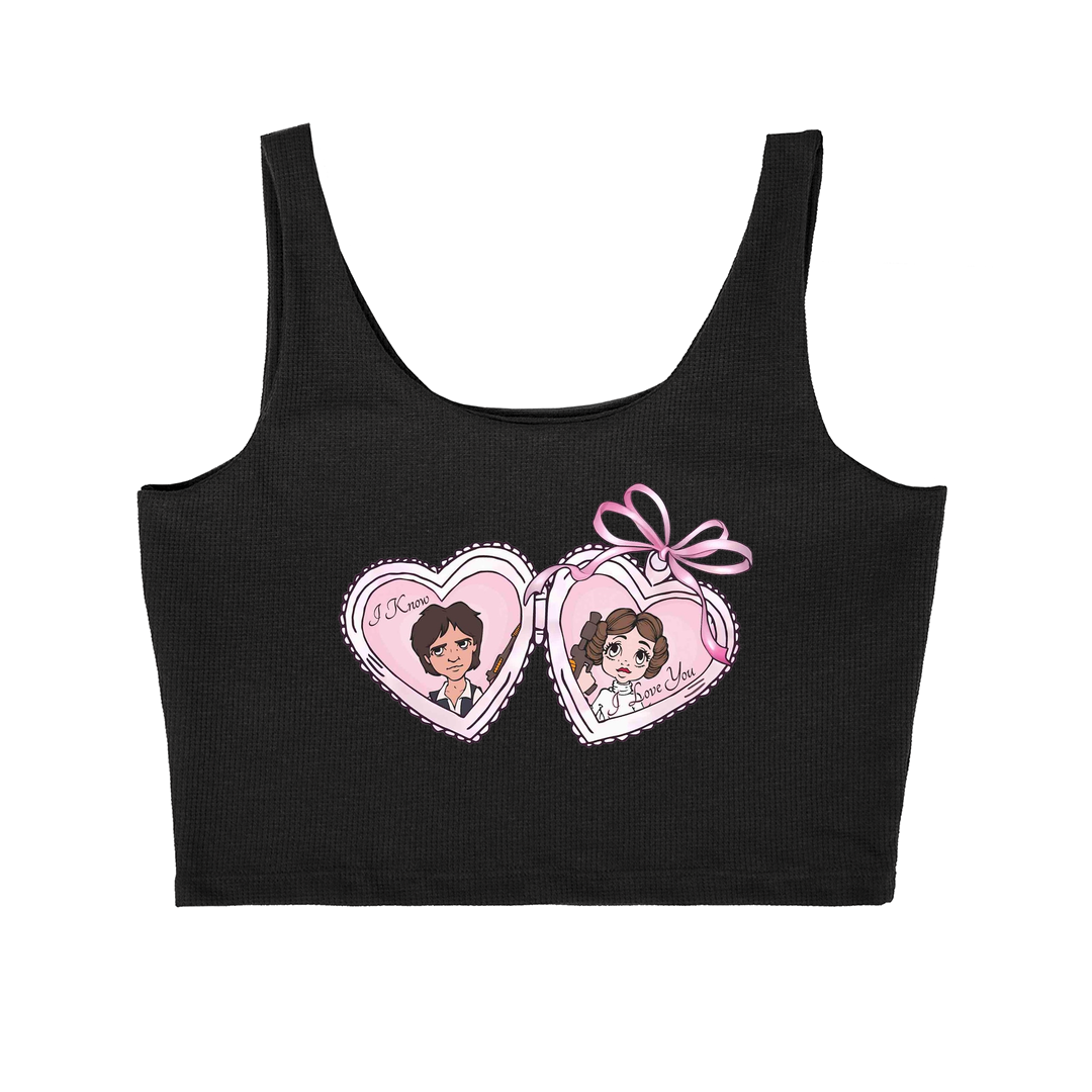 Cropped Cavado Casal Star Princesa Leia e Han Solo