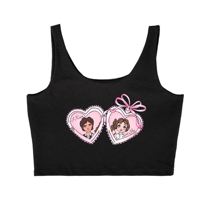 Cropped Cavado Casal Star Princesa Leia e Han Solo