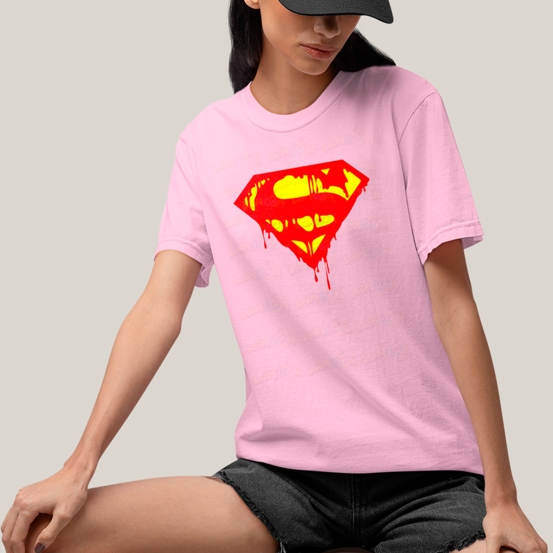 Camiseta Algodão Unissex T shirt Superman Logo Clássica 3