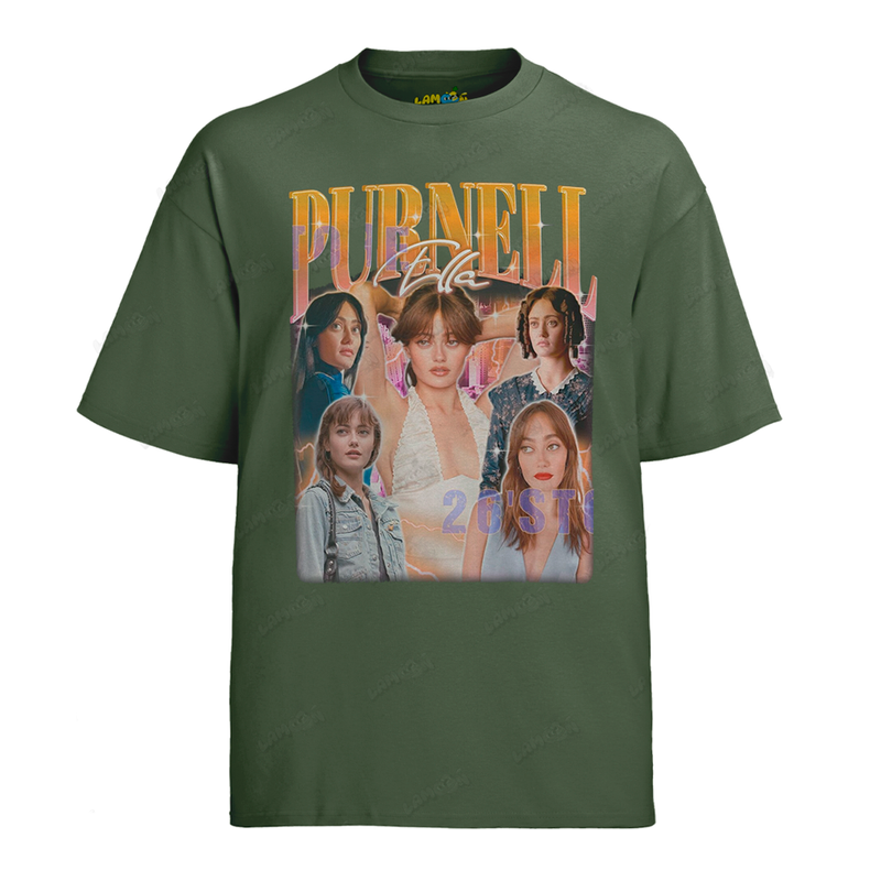 Camiseta Algodão Ella Purnell Atriz 4