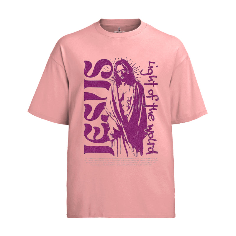 Camiseta Graphic Tee Tshirt Jesus Roxo