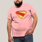 Camiseta Plus Size Algodão Unissex Superman Legacy Logo 3