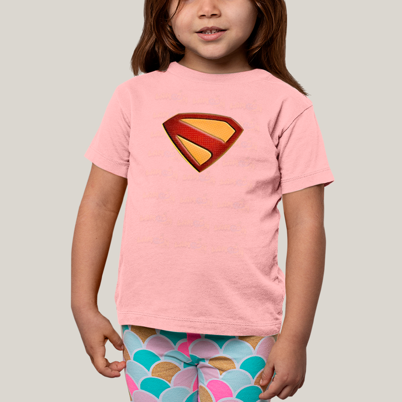 Camiseta Infantil Algodão Unissex Superman Legacy Logo 2
