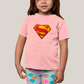 Camiseta Infantil Algodão Unissex T shirt Superman Logo Clássica