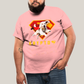 Camiseta Plus Size Algodão Unissex T shirt Superman & Krypto o Supercão