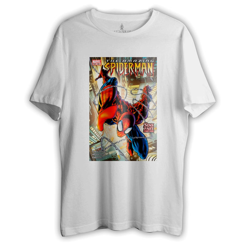 Camiseta Unissex The Amazing Spider Man Homem Aranha Peter Parker Marvel Comics Quadrinho Hq