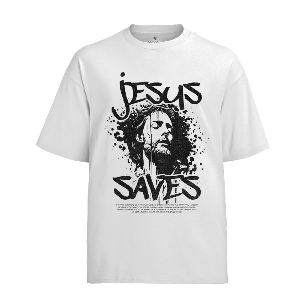 Camiseta Graphic Tee Tshirt Jesus Saves