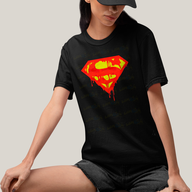 Camiseta Algodão Unissex T shirt Superman Logo Clássica 3