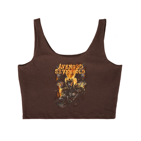 Cropped Cavado Avenged Seven Fold Caveira Espada