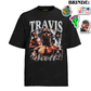 Camiseta Algodão Travis Scott Prateado