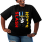 Camiseta Plus Size Roses Banda Slash Caveira