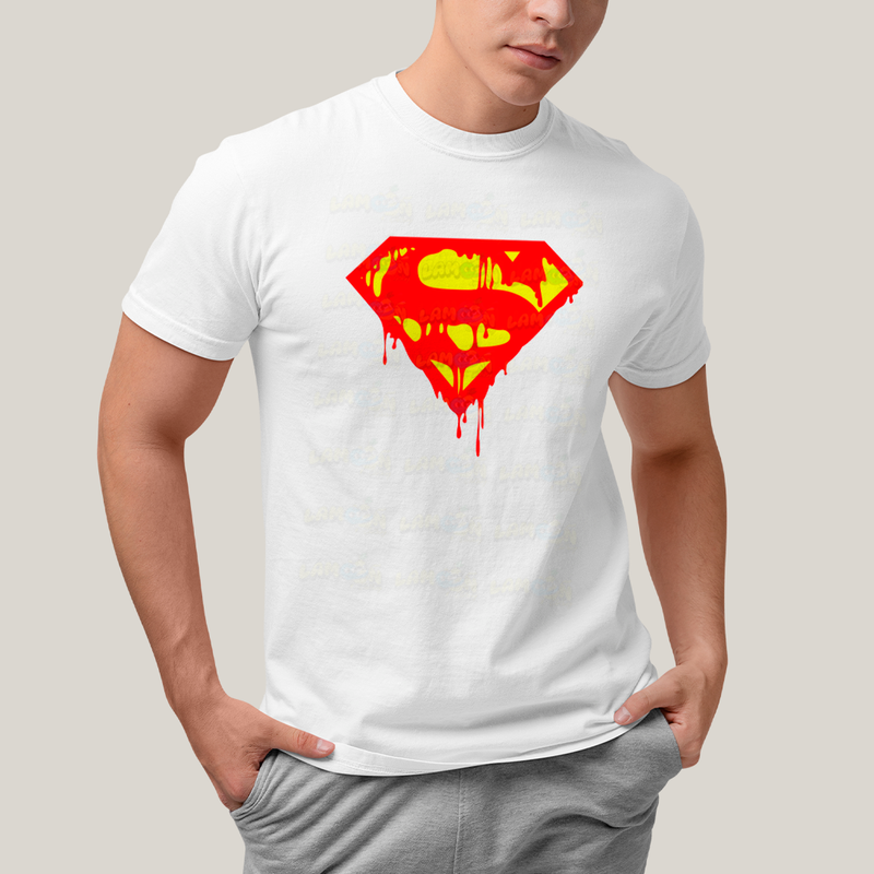 Camiseta Algodão Unissex T shirt Superman Logo Clássica 3