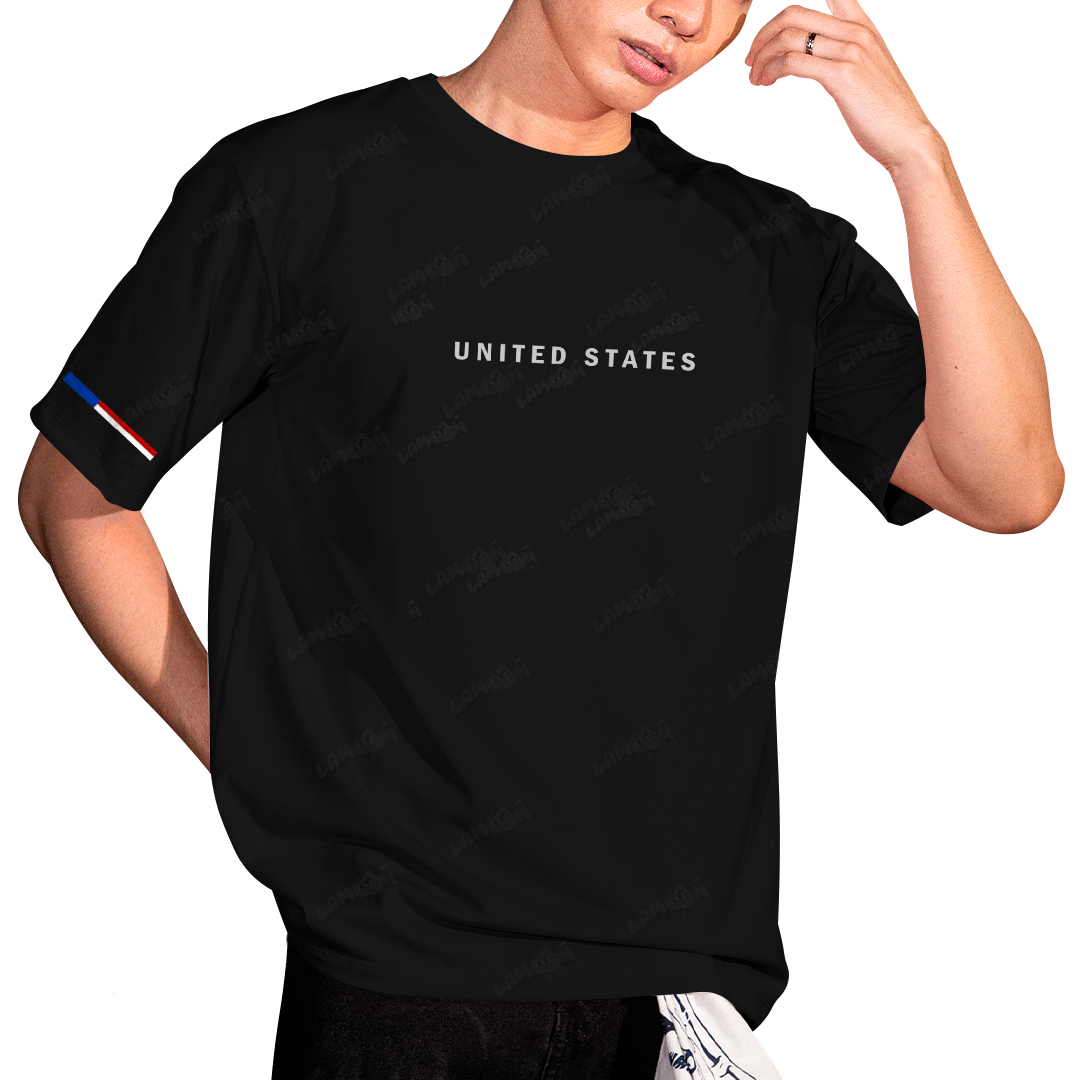 Camiseta Algodão United States PQ