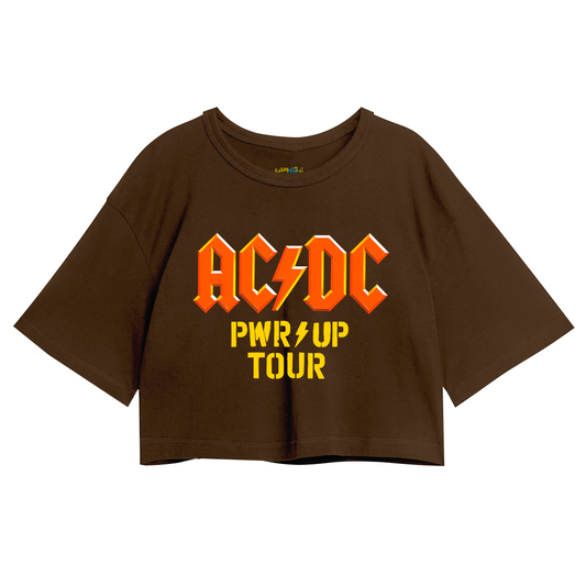 Cropped Oversized AC PWR World Tour 2026 Datas