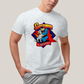 Camiseta Algodão Unissex T shirt Superman & Krypto Supercão Abraço