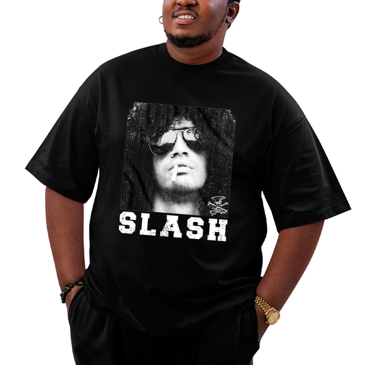 Camiseta Plus Size Roses Banda Slash Vintage Cigarrete